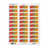 De feestpaarden - etiket (Full Sheet)