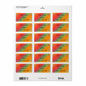De feestpaarden - etiket (Full Sheet)