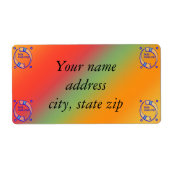 De feestpaarden - etiket (Voorkant)