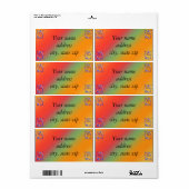 De feestpaarden - etiket (Full Sheet)