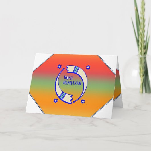 De feestpaarden - feestdagen kaart (Voorkant)