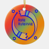 De feestpaarden - keramisch ornament (Voorkant)