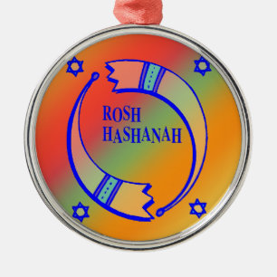 De feestpaarden - metalen ornament