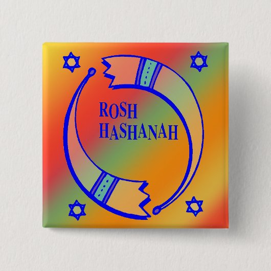 De feestpaarden - vierkante button 5,1 cm (Voorkant)