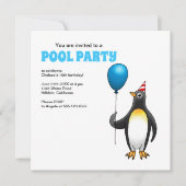 De Feestpinguïn Kaart (Voorkant)
