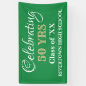 De feesttijd. DOUANE-klasse reünie banner (Verticaal)