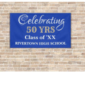 De feesttijd. DOUANE-klasse reünie banner