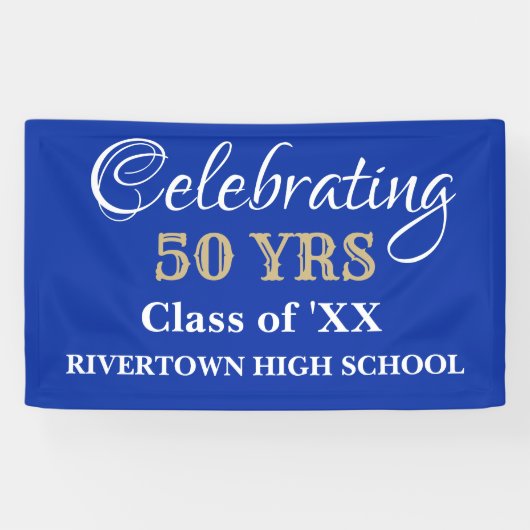 De feesttijd. DOUANE-klasse reünie banner (Horizontaal)