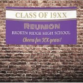 De feesttijd. Klasse Reunion Banner