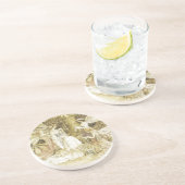 De feiale juwelen zandsteen onderzetter (Zijkant)