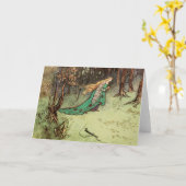 De  feiale kikkerprinses van de Princess Kaart (Gele Bloem)