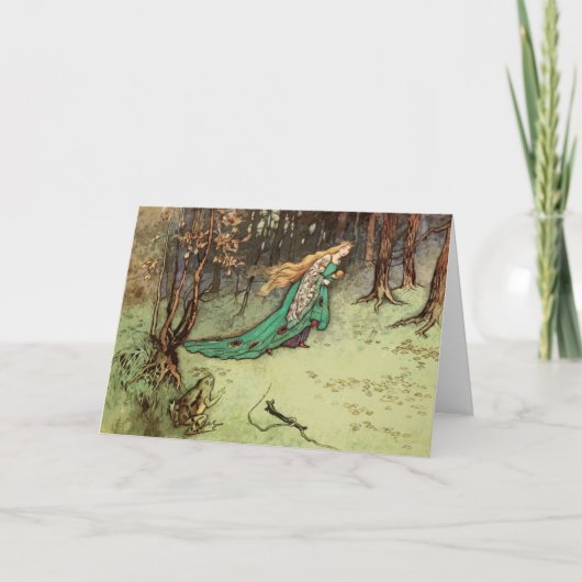 De  feiale kikkerprinses van de Princess Kaart (Voorkant)