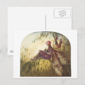 De feiale valkenvogel briefkaart (Voorkant / Achterkant)