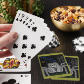 De feiale vlieg pokerkaarten (Insitu)