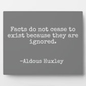 De feiten houden geen citaat van Huxley weg Fotoplaat (Voorkant)