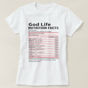 De feiten over goede voeding t-shirt