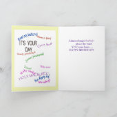 De Feiten van de pret over het afgelopen jaar 1940 Kaart (Binnen)