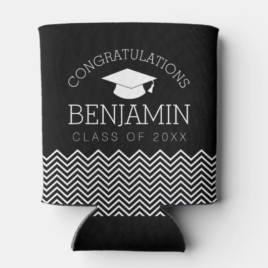 De felicitaties Afstuderen Afstuderen KUNNEN KLEUR Blikjeskoeler (Achterkant)