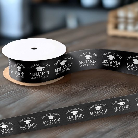 De felicitaties Afstuderen Afstuderen KUNNEN KLEUR Satijnen Lint