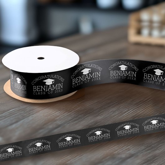 De felicitaties Afstuderen Afstuderen KUNNEN KLEUR Satijnen Lint