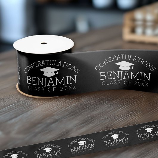 De felicitaties Afstuderen Afstuderen KUNNEN KLEUR Satijnen Lint