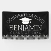 De felicitaties Afstuderen Afstuderen KUNNEN KLEUR Spandoek (Horizontaal)