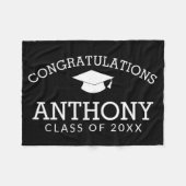 De felicitaties Afstuderen Klasse van 20xx - Moder Fleece Deken (Voorkant (Horizontaal))