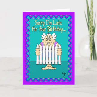 DE FENCE Beloofde Birthday Card Kaart