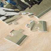 De Fencing Academy van de heer H Angelo, gegraveer Legpuzzel (Zijkant)