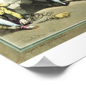 De Fencing Academy van de heer H Angelo, gegraveer Poster (Hoek)