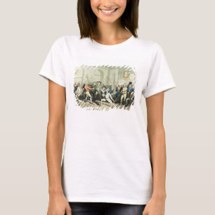 De Fencing Academy van de heer H Angelo, gegraveer T-shirt