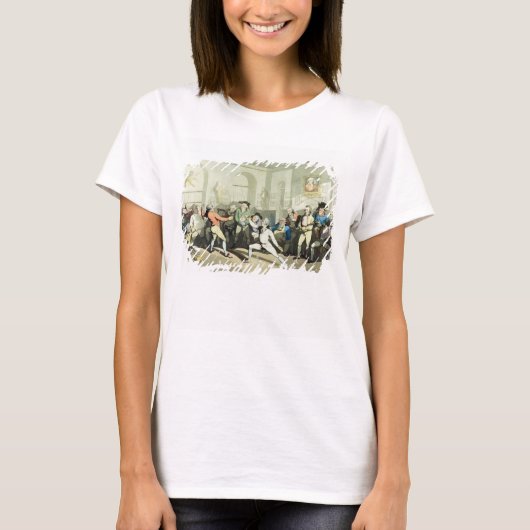 De Fencing Academy van de heer H Angelo, gegraveer T-shirt (Voorkant)