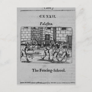 De Fencing School Briefkaart