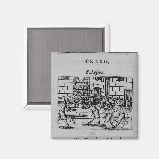 De Fencing School Magneet (Voorkant / Achterkant)