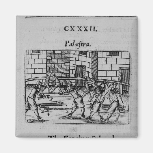 De Fencing School Magneet (Voorkant)