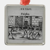 De Fencing School Metalen Ornament (Voorkant)