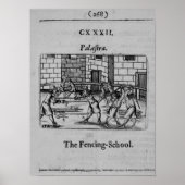 De Fencing School Poster (Voorkant)
