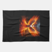 De feniks herboren theedoek (Horizontaal)