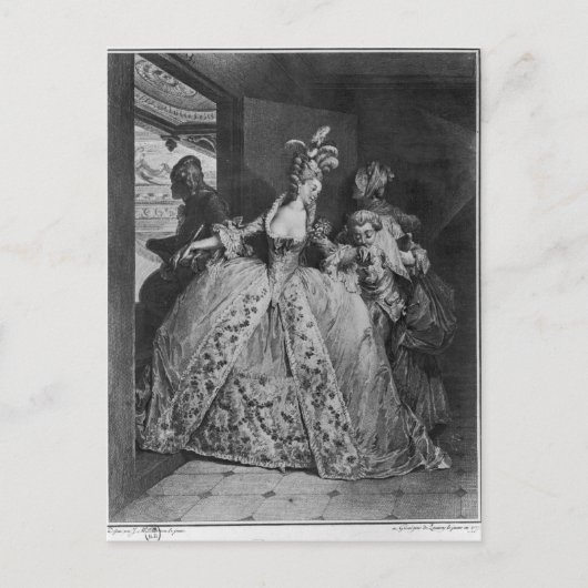 De feodalen briefkaart (Voorkant)