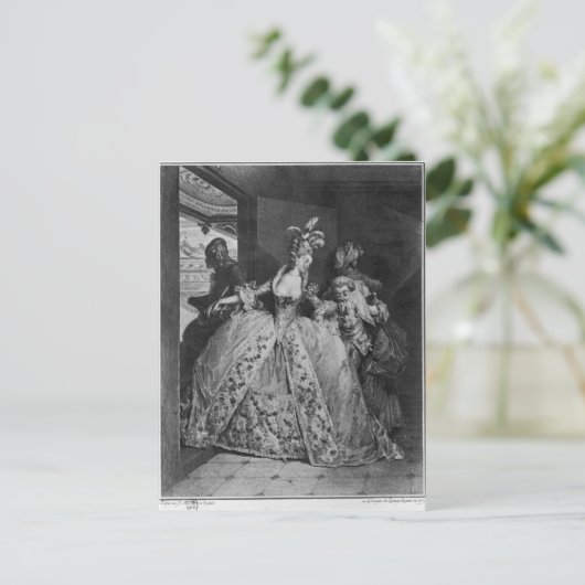 De feodalen briefkaart (Staand voorkant)