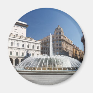 De Ferrari Square, Genua, Italië Magneet