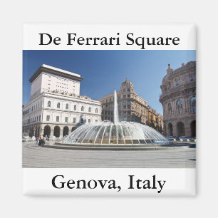 De Ferrari Square, Genua, Italië Magneet