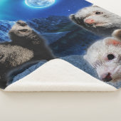De Ferret Moon Sherpa Deken (3/4)