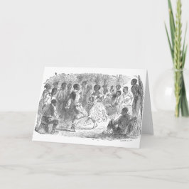 De Festiviteiten van de kerstavond op een Landgoed Feestdagen Kaart