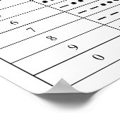 De FFAA-fonetiek en de Morse-code Poster (Hoek)