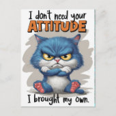 De Fiery Felines Defiant Verklaring Briefkaart (Voorkant)