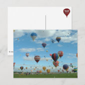 De Fiesta Albuquerque van de ballon Briefkaart (Voorkant / Achterkant)