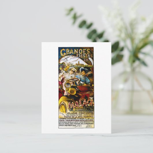 De Fiesta Engelse Malaca van Grandes Briefkaart (Staand voorkant)