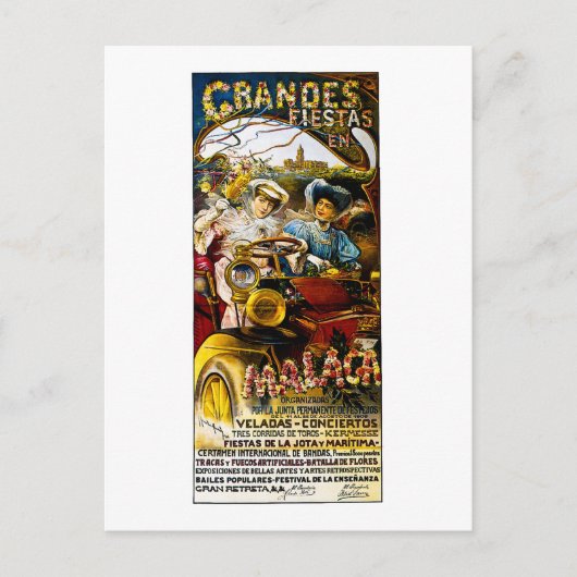 De Fiesta Engelse Malaca van Grandes Briefkaart (Voorkant)