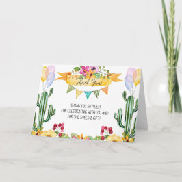 De Fiesta van het vrijgezellenfeest dankt u Kaart